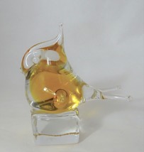 Vintage Icet Arte Murano Art Glass Bird Figurine Made In Venezuela - £30.07 GBP