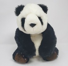 12&quot; VINTAGE 1989 FIESTA BLACK &amp; WHITE PANDA BEAR W CLAW STUFFED ANIMAL P... - £18.70 GBP