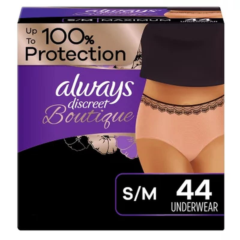 Always Discreet Boutique Incontinence Underwear, Maximum Absorbency (Choose Your - $74.90