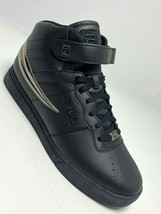 Men&#39;s Fila Black | Silver Vulc 13 Mid Plus Sneakers - £95.90 GBP