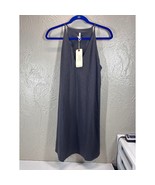 Lanston Women’s Gray V Neck Sleeveless Shift Dress Size Medium NWT - $1,023.42 MXN