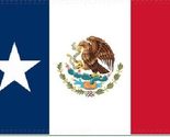 3X5 TEXAS MEXICO &quot;TEX MEX&quot; HERITAGE COMBINATION FLAG BANNER GROMMETS 100D - £6.94 GBP