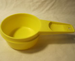 vintage Tupperware #766: Measuring Cup - 1/3 Cup - Yellow - $4.00