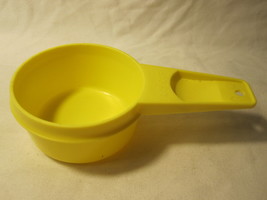vintage Tupperware #766: Measuring Cup - 1/3 Cup - Yellow - $4.00
