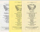 3 San Simeon Beach Bar &amp; Grill Menus Breakfast Lunch Dinner San Simeon CA - $26.73
