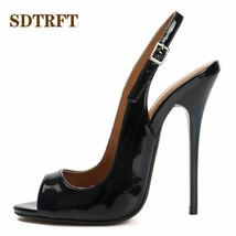 SDTRFT ladies Stilettos 13cm thin high heels sexy Cosplay Buckle pumps women&#39;s w - £51.38 GBP