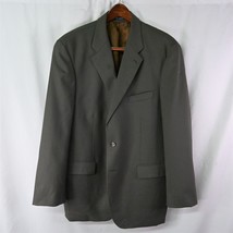 Chaps Ralph Lauren 46 Tall Green 2Btn Blazer Suit Sport Coat Jacket - $17.99