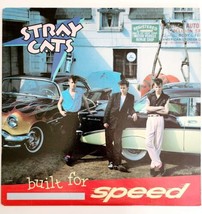 Stray Cats Built For Speed Rockabilly Vinyl Record 1981 Vintage Setzer VRE8 - $24.99