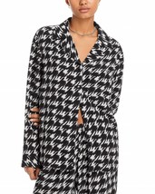 Anine Bing aiden shirt in Houndstooth Print - size M - $108.90