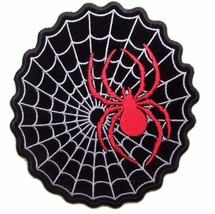 Red Spider On Web Patch P4090 New Jacket Biker Embroideried Bik Enew Patches New - £4.50 GBP