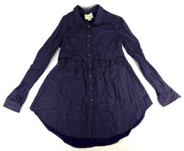 Maeve Women&#39;s Size XS XSmall Purple Shirt Dress Collar - £13.16 GBP