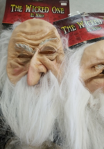 The Wicked One El Malo New Halloween Mask Long White Beard And Wig Hobbit Potter - £12.01 GBP