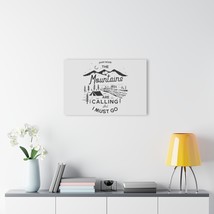 Acrylic Wall Art Custom Print &quot; The Mountains Are Calling And I Must Go&quot; Camping - £77.04 GBP+