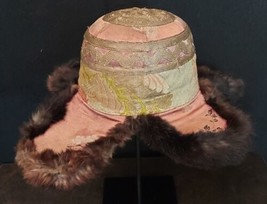 Vintage Tibetan Xamo Gyaise Fur Lined Hat - £115.98 GBP