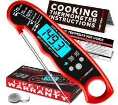 Alpha Grillers Instant Read Meat Thermometer for Grill and Cooking. Best Waterpr - £20.32 GBP