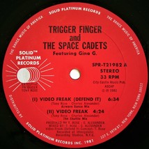 Trigger Finger And The Space Cadets - Video Freak - 1982 12&quot; EX- Rare Ny Electro - £20.08 GBP