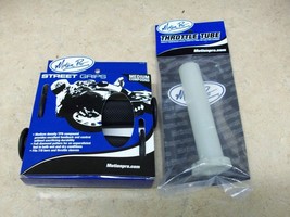 Motion Pro Throttle Tube &amp; Medium Grips For 13-17 Kawasaki EX300 EX 300 ... - £12.66 GBP