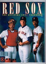 1991 MLB Boston Red Sox Yearbook Baseball Boggs Clemens Greenwell Pena Burks - £35.19 GBP