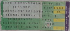 STEVIE NICKS / PETER FRAMPTON - VINTAGE AUG 12, 1986 CONCERT TICKET STUB 1 - $10.00