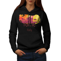 Wellcoda Rome View Womens Hoodie, Tourism Casual Hooded Sweatshirt - £29.31 GBP