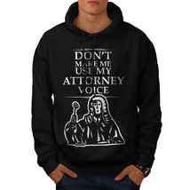 Wellcoda Lawyer Attorney Mens Hoodie, Voice Power Casual Hooded Sweatshirt - £25.84 GBP+