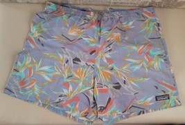 Patagonia Shorts Mens Size Small Purple Floral Baggies Birds Of Paradise RR - $27.71