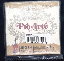 D&#39;Addario J58 Pro-Arte Viola String Set Long Scale Length Medium Tension  Perlon - £39.30 GBP