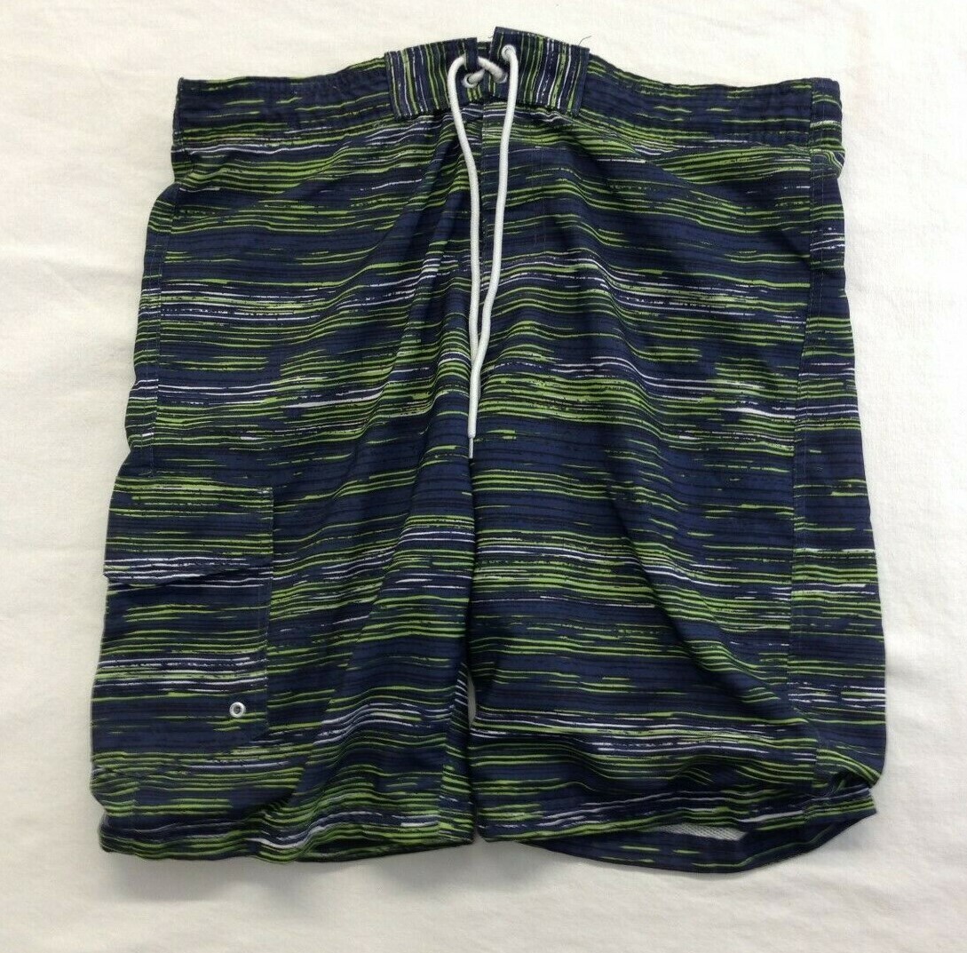 Urban Rags Size 32 Green Blue Black White Wave Wash Poly Spandex Board S... - $7.92