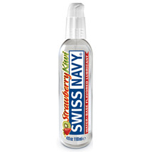 Swiss Navy Flavors Lube-Strawberry-Kiwi 4oz - £11.23 GBP