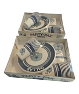 NFL Dallas Cowboys Texas Vintage Plates Napkins Cups Insignia Football  ... - $1,008.82 MXN