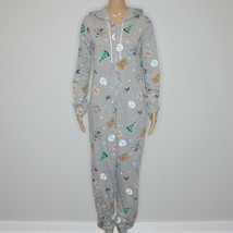 H&amp;M Divided Christmas Hooded Sleep One Piece Pajamas PJ Adult Unisex size 8 NWT - £24.04 GBP