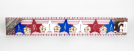Rae Dunn USA 4th of July Red White Blue Stars America 45&quot; Garland Wood Patriotic - £19.77 GBP