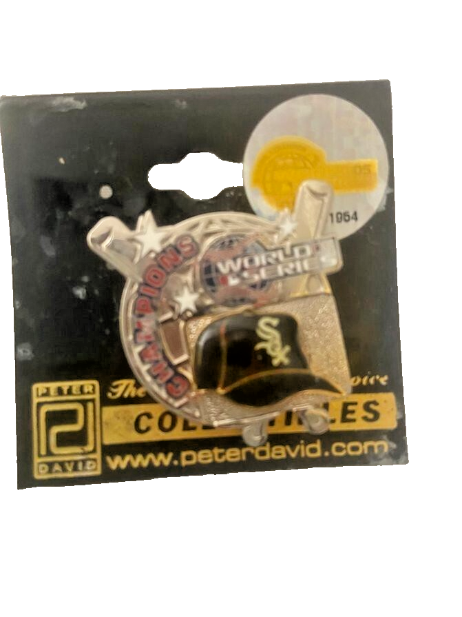 Chicago White Sox Baseball World Series Vintage Old 2005 Hat Jersey Pin NEW - $16.82