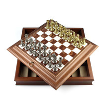 Italfama Chess Board 280AW + 70M Chess Pieces STAUNTON Handmade Italy NEW - £500.65 GBP