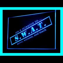 150068B SWAT lapd Police Automatic Rifle Pistol Enemy Display LED Light Sign - £16.42 GBP