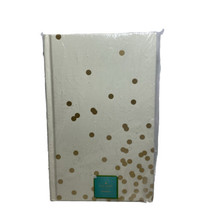 Kate Spade NY- Confetti Dot Notebook - White/Gold Hardcover 200 Pages - $13.85