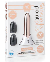 Nu Sensuelle Point Plus Rechargeable Bullet - Rose Gold - $84.99