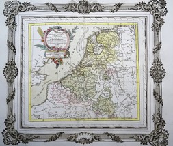 Belgium, Netherlands, Luxembourg L. C. Desnos / M. Brion, 1767, Les Pays... - $68.80