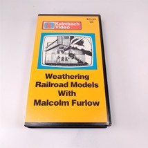 ✅ Kalmbach Weathering Railroad Models Malcolm Furlow Train Video VHS 1983 - $22.76