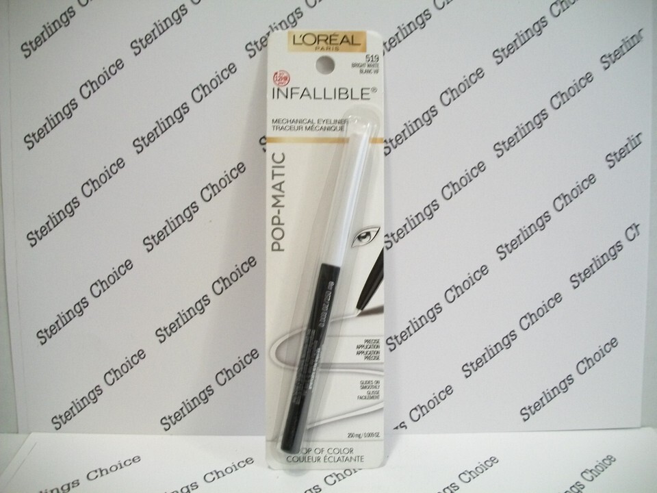 L&#39;Oreal Infallible Pop-Matic Mechanical Eyeliner #519 Bright White - $8.45