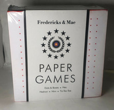 Fredericks and Mae Paper Games: Hex, Hedron, Tic Tac Toe and More! NEW [OPEN] - $22.76