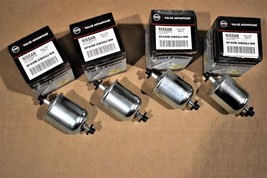 4 Genuine Gasoline Gas Fuel Filter For Nissan Frontier Pathfinder Maxima... - $39.59