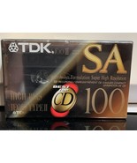 TDK SA 100 New Sealed Cassette Tape For CD High Bias Blank IEC II Type II - $8.02 CAD