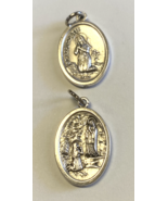 St Bernadette/Our Lady of Lourdes 2 Sided Small Medal, New #MD-093 - $54.80 MXN