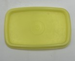 Vintage Tupperware Yellow Food Storage Container Lid Only 1244-2  - £5.50 GBP