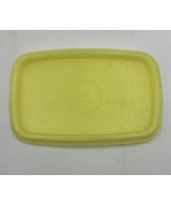 Vintage Tupperware Yellow Food Storage Container Lid Only 1244-2  - £5.41 GBP