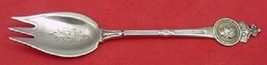 Medallion By Gorham Sterling Silver Terrapin Fork w/ Engraved Design Above Tines - £302.14 GBP