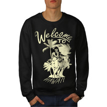 Wellcoda Welcome Hawaii Holiday Beach Mens Sweatshirt - $34.80+