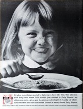 Lipton Soup Young girl 60&#39;s ad chicken rice soup-1962 Vintage Print Ad - $8.25