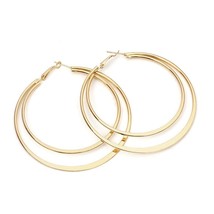 European and American Fashion Gold-plated Filled Exaggerated Earrings Exquisite  - £7.22 GBP